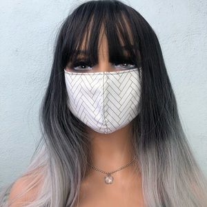 Beautiful Unique Handmade Masks ✨ Gold drop 🤍💛